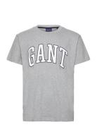 Md. Gant T-Shirt Tops T-Kortærmet Skjorte Grey GANT