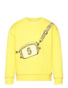 Sweatshirt Tops Sweatshirts & Hoodies Sweatshirts Yellow Little Marc J...