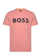 Thinking 1 Tops T-Kortærmet Skjorte Pink BOSS
