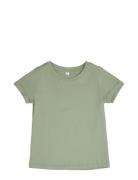 Vmpaula S/S T-Shirt Girl Noos Tops T-Kortærmet Skjorte Green Vero Moda...
