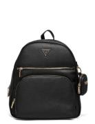 Power Play Large Tech Backpack Rygsæk Taske Black GUESS