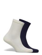 2P Qs Piquet St. W Lingerie Socks Regular Socks Multi/patterned BOSS