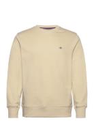 Reg Shield C-Neck Sweat Tops Sweatshirts & Hoodies Sweatshirts Beige G...