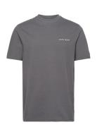 Embroidered Logo T-Shirt Tops T-Kortærmet Skjorte Grey Lyle & Scott