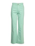 Onlcamille-Milly Ex Hw Wide Col Pnt Bottoms Jeans Wide Green ONLY