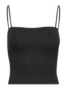 Singlet Tops T-shirts & Tops Sleeveless Black Gina Tricot