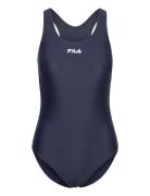 Saki Racer Back Swimsuit Sport Swimsuits Navy FILA