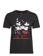 Onlmickey Life Reg S/S Valentine Top Jrs Tops T-shirts & Tops Short-sl...