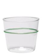 Orbit Drikkeglas Home Tableware Glass Drinking Glass Green Hübsch