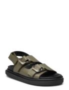 Harper Dusty Olive Sandal Flade Sandaler Green ALOHAS