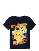 Nkmmaci Pokemon Ss Top Noos Bfu Tops T-Kortærmet Skjorte Navy Name It