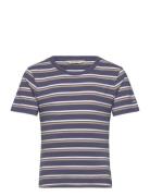 Striped T-Shirt Tops T-Kortærmet Skjorte Navy GANT