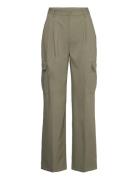 Trousers Becca Bottoms Trousers Wide Leg Khaki Green Lindex