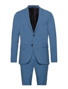 Plain Mens Suit - Normal Lenght Habit Blue Lindbergh