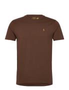 26/1 Jersey-Ssl-Tsh Designers T-Kortærmet Skjorte Brown Polo Ralph Lau...