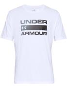 Ua Team Issue Wordmark Ss Sport T-Kortærmet Skjorte White Under Armour