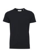 Cfdavide Crew Neck Tee Tops T-Kortærmet Skjorte Black Casual Friday