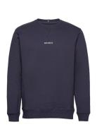 Lens Sweatshirt Tops Sweatshirts & Hoodies Sweatshirts Blue Les Deux