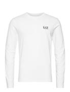 T-Shirts Tops T-Langærmet Skjorte White EA7