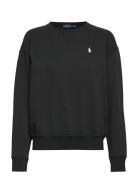 Fleece Pullover Tops Sweatshirts & Hoodies Sweatshirts Black Polo Ralp...