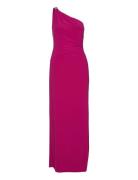 Jersey -Shoulder Gown Maxikjole Festkjole Pink Lauren Ralph Lauren