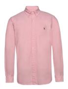 Custom Fit Oxford Shirt Tops Shirts Casual Pink Polo Ralph Lauren