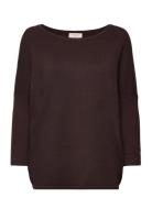 Fqj -Pu Tops Knitwear Jumpers Brown FREE/QUENT