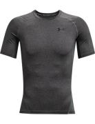 Ua Hg Armour Comp Ss Sport T-Kortærmet Skjorte Grey Under Armour