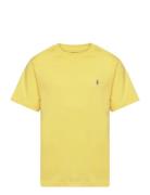 Cotton Jersey Crewneck Tee Tops T-Kortærmet Skjorte Yellow Ralph Laure...