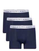 Stretch Cotton Boxer Brief 3-Pack Boxershorts Navy Polo Ralph Lauren U...