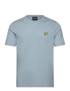 Plain T-Shirt Tops T-Kortærmet Skjorte Blue Lyle & Scott