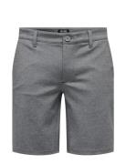 Onsmark Shorts 0209 Noos Bottoms Shorts Chinos Shorts Grey ONLY & SONS