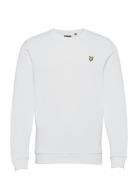 Crew Neck Sweatshirt Tops Sweatshirts & Hoodies Sweatshirts White Lyle...