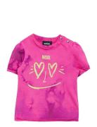 Tintdb T-Shirt Tops T-Kortærmet Skjorte Pink Diesel