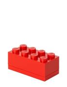 Lego Mini Box 8 Home Kids Decor Storage Storage Boxes Red LEGO STORAGE