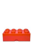 Lego Storage Brick 8 Home Kids Decor Storage Storage Boxes Orange LEGO...