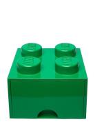 Lego Brick Drawer 4 Home Kids Decor Storage Storage Boxes Green LEGO S...