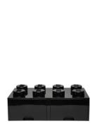 Lego Brick Drawer 8 Home Kids Decor Storage Storage Boxes Black LEGO S...