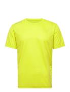 Men Core Functional T-Shirt S/S Sport T-Kortærmet Skjorte Yellow Newli...