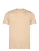 T-Shirt Tops T-Kortærmet Skjorte Cream Armani Exchange