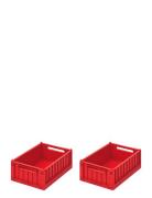 Weston Storage Box S 2-Pack Home Kids Decor Storage Storage Boxes Red ...