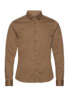 Mmgmanny Stretch Shirt Tops Shirts Casual Beige Mos Mosh Gallery