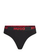 Thong Sporty Logo G-streng Undertøj Black HUGO