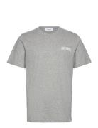 Blake T-Shirt Tops T-Kortærmet Skjorte Grey Les Deux