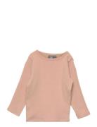 T-Shirt Long-Sleeve Tops T-shirts Long-sleeved T-Skjorte Pink Sofie Sc...