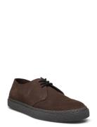 Linden Suede Low-top Sneakers Brown Fred Perry