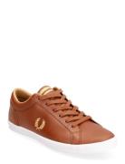Baseline Leather Low-top Sneakers Brown Fred Perry