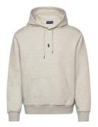 Double-Knit Hoodie Tops Sweatshirts & Hoodies Hoodies Grey Polo Ralph ...