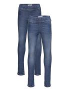 Nkfpolly Dnmtinn Legging 2 Pck Bottoms Jeans Skinny Jeans Blue Name It