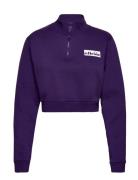 El Occhi Sweatshirt Tops Sweatshirts & Hoodies Sweatshirts Purple Elle...